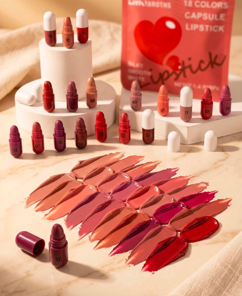 LovePop 18-Color Capsule Lipstick Collection