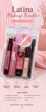 Latina makeup | mini palette | eyeliner | Tarte concealor | elf tint | rhode lipgloss | lippencil