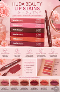 HUDAbeauty lipstains 💕
