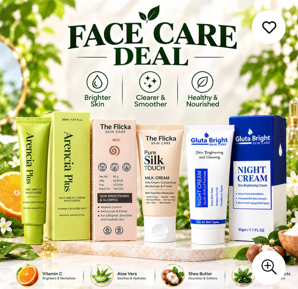 3in1 combo deal | Gluta bright | Arencia plus | flicka