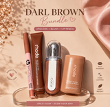 Cocoa Crush bundle | rhode blush | rhode liptint | kiko lipgloss | Sheglam lip pencil
