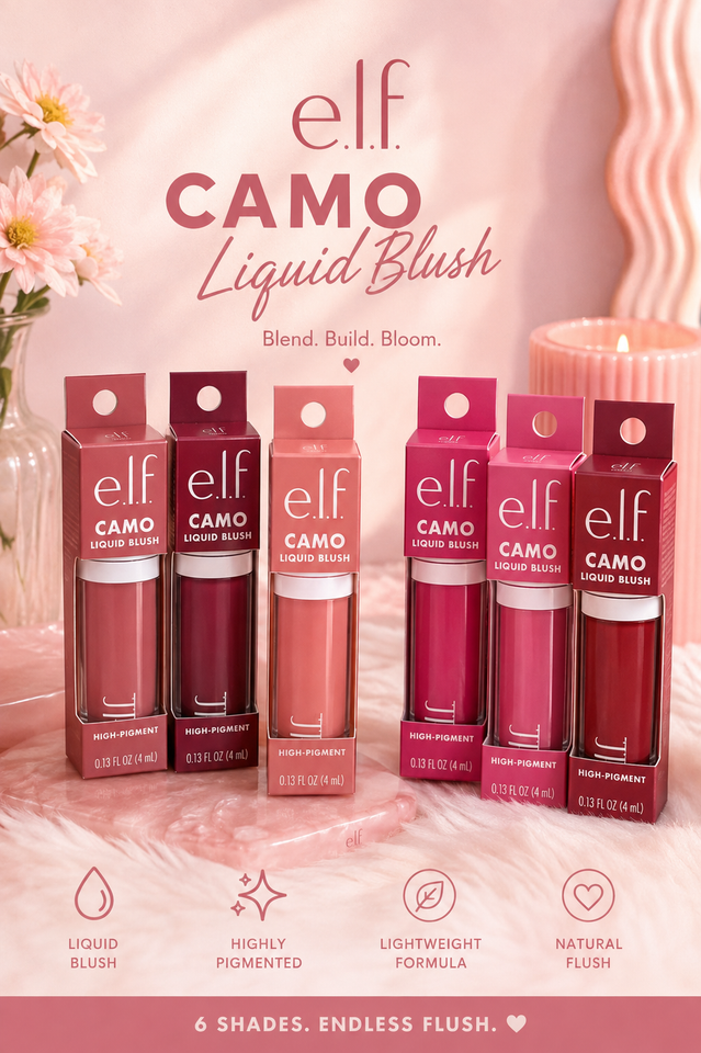 Elf liquid blushes 💕 | easy to blend