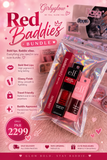 Red baddies bundle | huda beauty lipstain | elf lipgloss | elf liptint