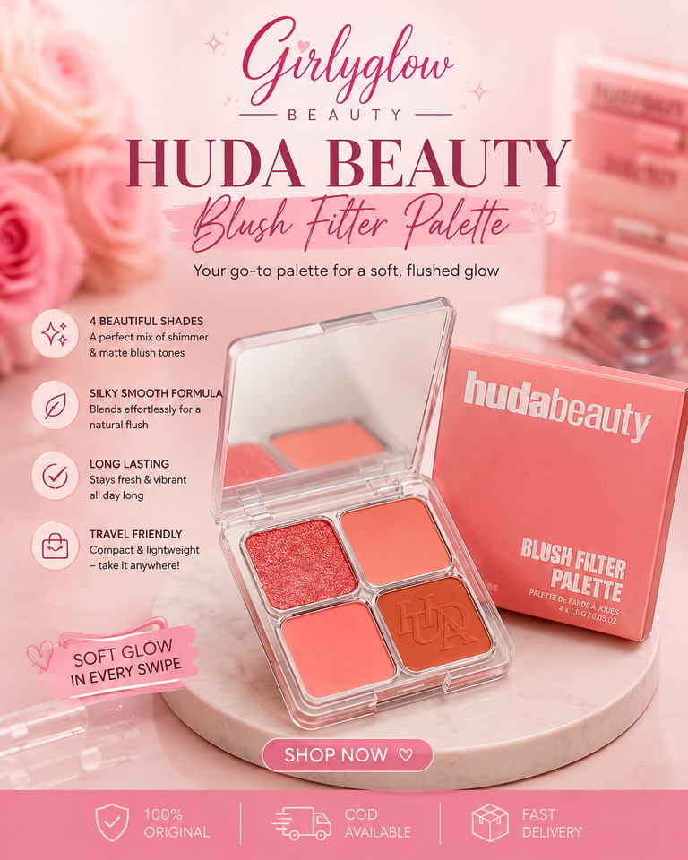 Blush filter palette | hudabeauty blush palette