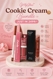 Cookie cream bundle | sheglam lip-pencil | rhode lipgloss | elf blush | kiko lipgloss | NYX jelly job lipgloss