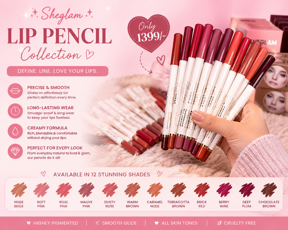 Sheglam lip-pencil | Available in every shade