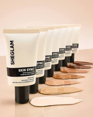 skin sync satin foundation ~ sheglam