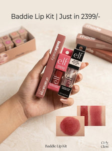 Baddie lip kit | hudabeauty lipstain | elf lip tint | elf lipgloss